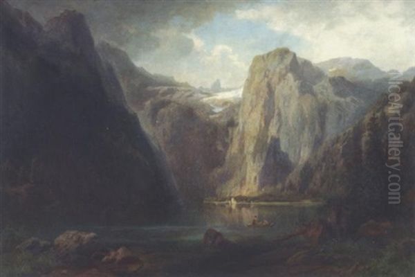 Motiv Vom Konigsee Oil Painting by Carl Jungheim