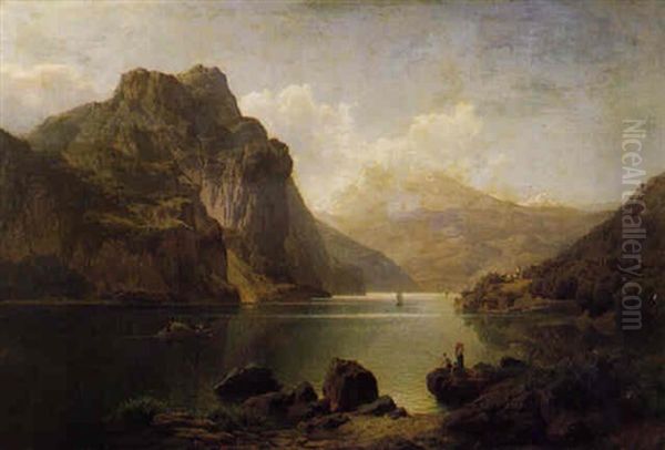 Der Wallenstaetersee by Carl Jungheim