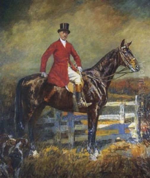 Indier Vor Schilfa Xx, Trakehnen Oil Painting by Hermann Junker the Younger