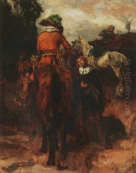 Don Quichotte Oil Painting by Johannes Hendricus Jurres