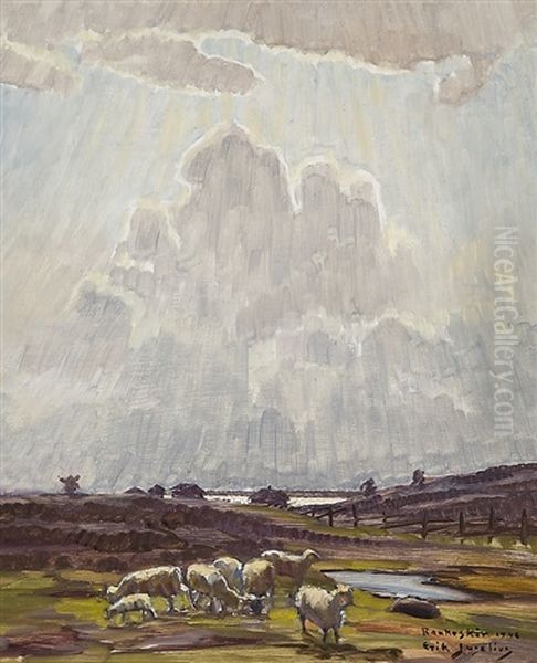 Sunshine After Rain, Aland Oil Painting by Erik Juselius