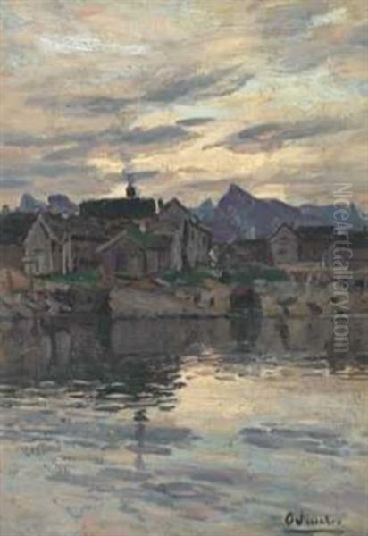 Fra Lofoten Oil Painting by Ole Juul