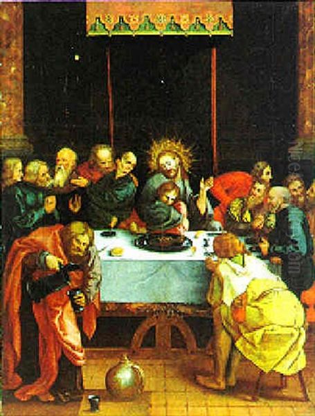 Das Letzte Abendmahl Oil Painting by Paul Juvenel the Elder