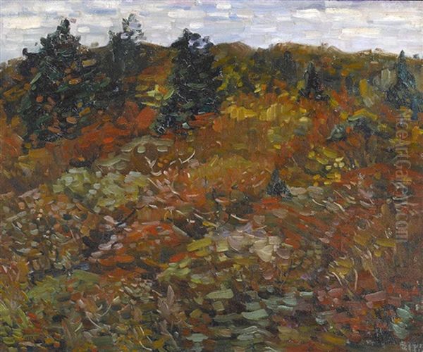 Autumn Landscape Oil Painting by Charles Salis Kaelin