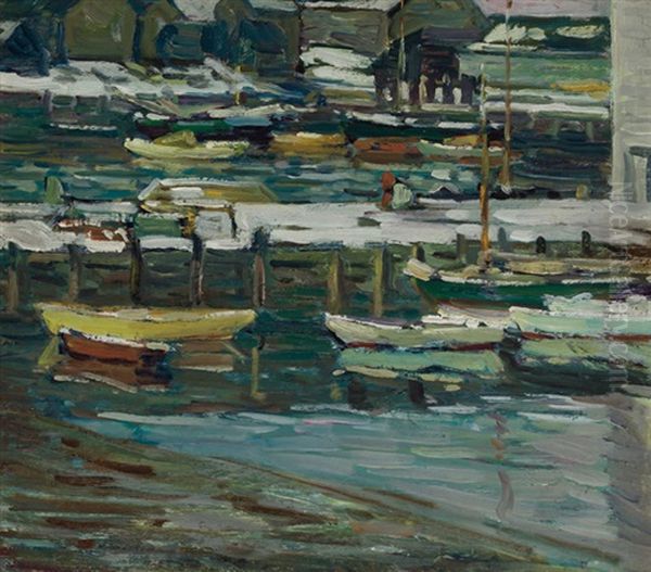 Boats At Rest by Charles Salis Kaelin