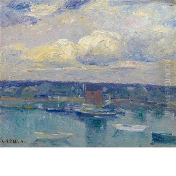 Boats In The Harbor by Charles Salis Kaelin