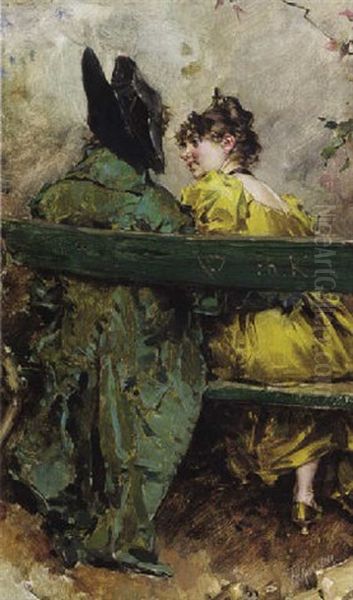 Flirtation by Frederik Hendrik Kaemmerer