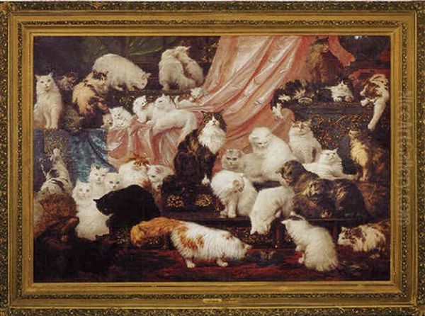 My Wife's Lovers Oil Painting by Carl Kahler