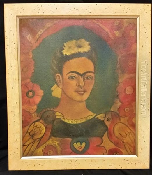 Untitled Oil Painting by Frida Kahlo