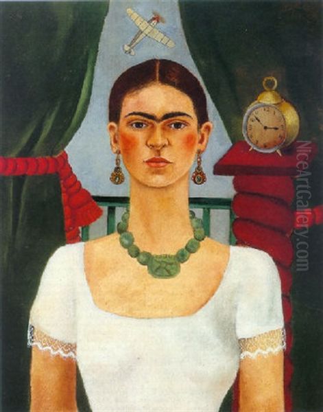 Self-portrait Oil Painting by Frida Kahlo