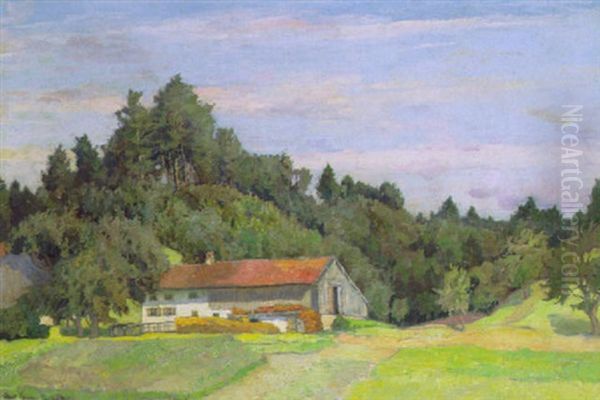 Oberbayern Oil Painting by Richard Kaiser