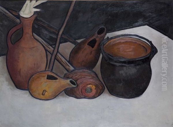 Imeretian Still Life Oil Painting by David Nestorovich Kakabadze