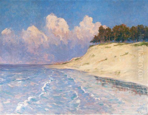 Ostseekuste Bei Rosenhagen Oil Painting by Friedrich Kallmorgen