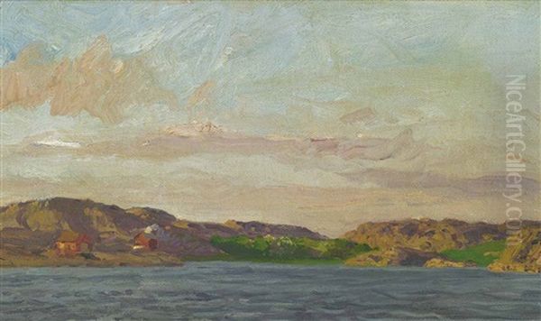 An Der Norwegischen Kuste Oil Painting by Friedrich Kallmorgen