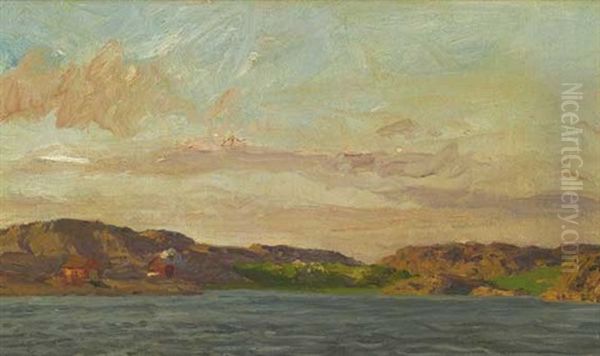 An Der Norwegischen Kuste Oil Painting by Friedrich Kallmorgen