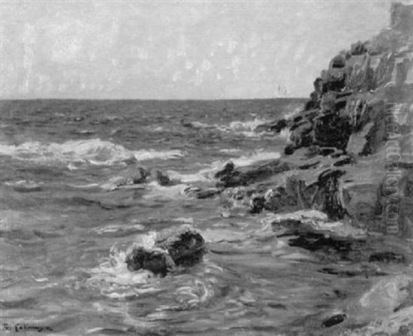 Meeresgestade, Bornholm Oil Painting by Friedrich Kallmorgen