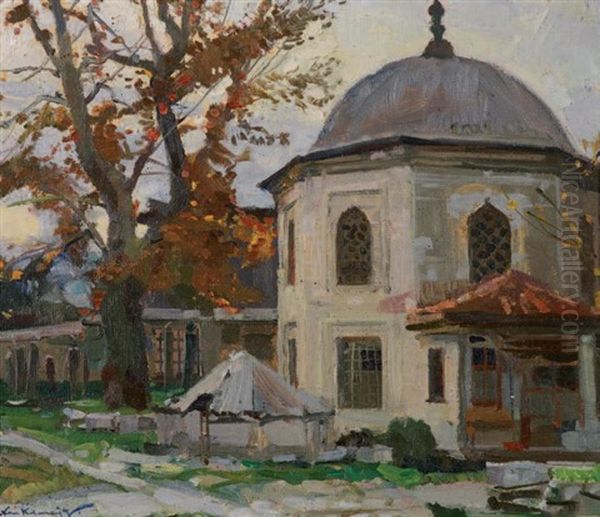 Cerrahpasa Oil Painting by Naci Kalmukoglu