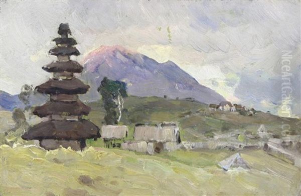 Vues De Bali Oil Painting by Ivan Leonardovich Kalmykov