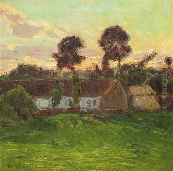 Vetrny Den Oil Painting by Alois Kalvoda