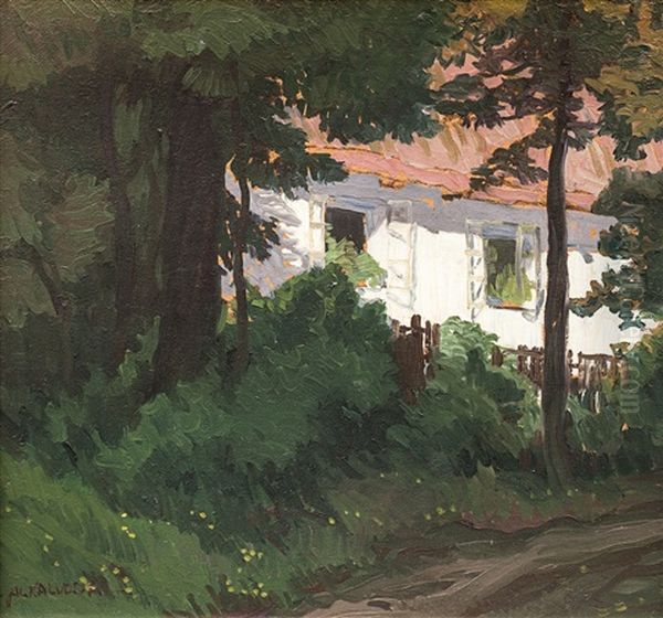 Staveni Oil Painting by Alois Kalvoda