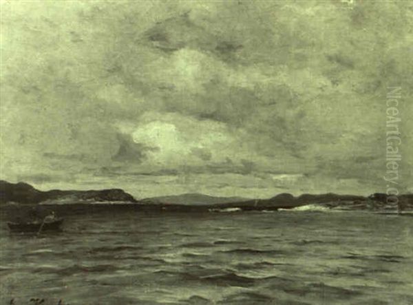 Im Hardangerfjord, Norwegen Oil Painting by Eugen Kampf