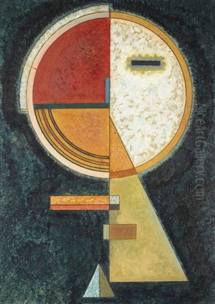 Unfester Ausgleich (unstable Compensation) Oil Painting by Wassily Kandinsky