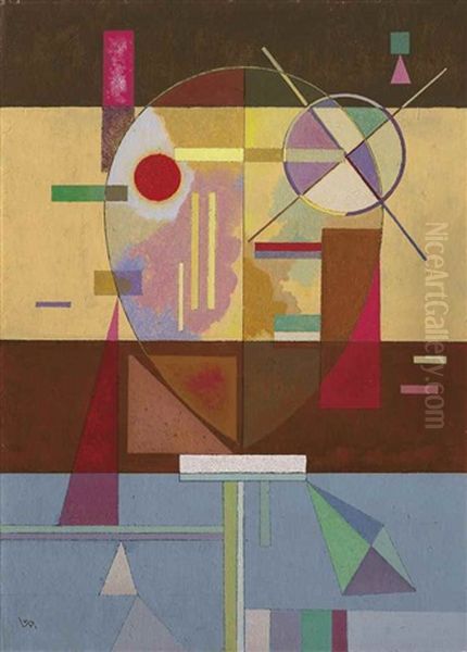 Zersetzte Spannung (disintegrated Tension) Oil Painting by Wassily Kandinsky