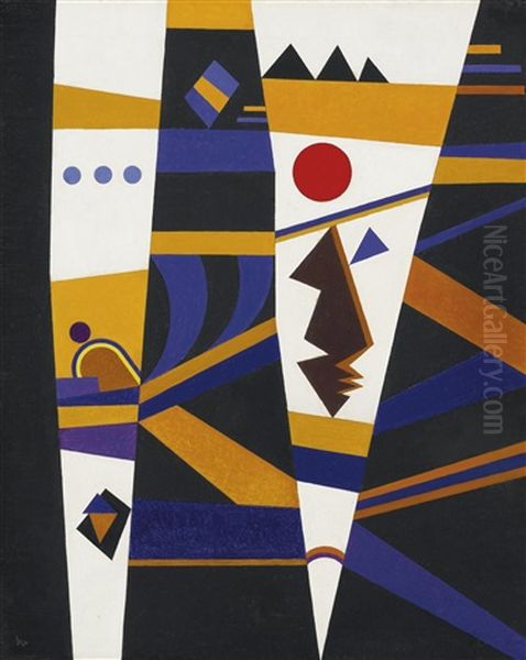 Bindung (binding) Oil Painting by Wassily Kandinsky