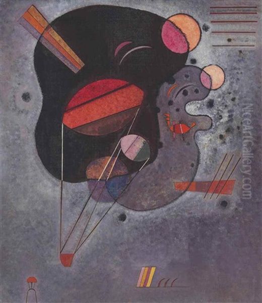 Schwebender Druck Oil Painting by Wassily Kandinsky