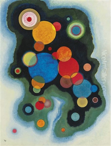 Vertiefte Regung (deepened Impulse) Oil Painting by Wassily Kandinsky