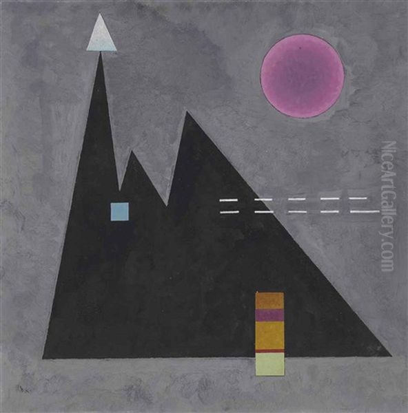 Scharf Im Dumpf Oil Painting by Wassily Kandinsky