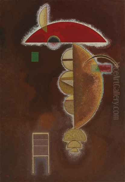 Gedruckt Oil Painting by Wassily Kandinsky