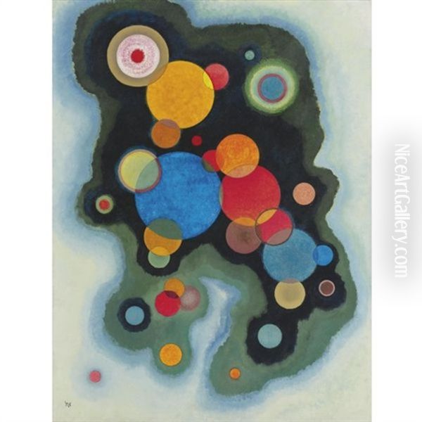 Vertiefte Regung (deepened Impulse) Oil Painting by Wassily Kandinsky