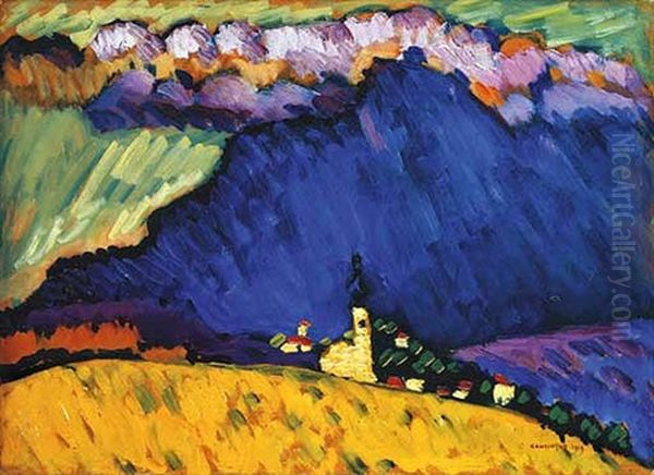 Dunaberg Oil Painting by Wassily Kandinsky