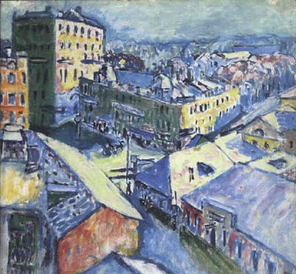 Zubovsky Platz Oil Painting by Wassily Kandinsky