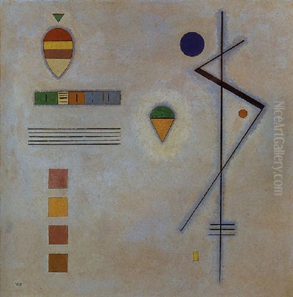 Von-zu Oil Painting by Wassily Kandinsky