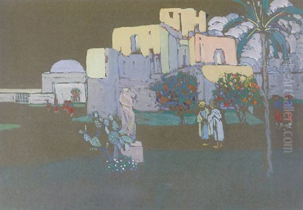 Ruine Oil Painting by Wassily Kandinsky