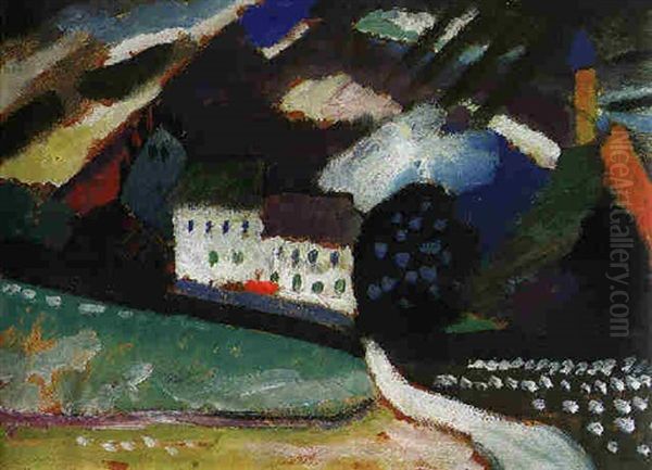 Murnau, Schloss Und Kirche Ii by Wassily Kandinsky