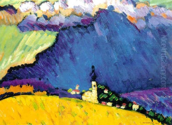 Dunaberg Oil Painting by Wassily Kandinsky