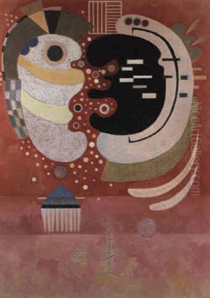 Entre-deux Oil Painting by Wassily Kandinsky