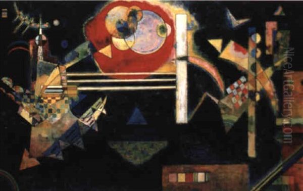 Spitze Akzente Oil Painting by Wassily Kandinsky