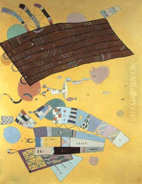 Zarte Spannungen Oil Painting by Wassily Kandinsky