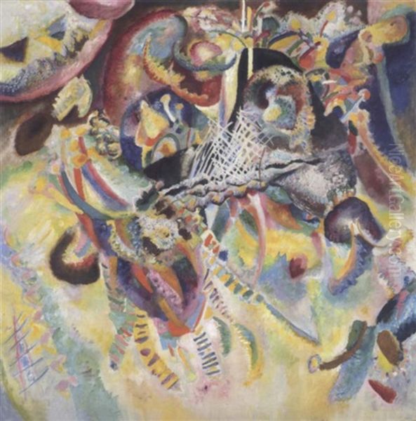 Fugue Oil Painting by Wassily Kandinsky