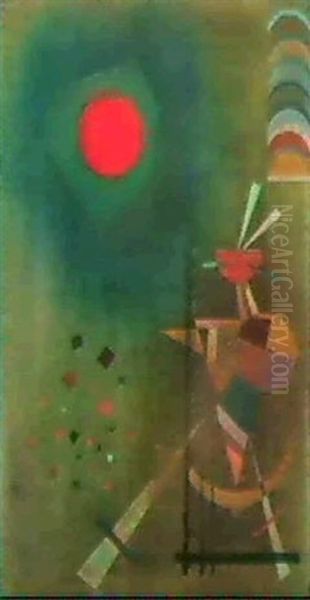 Aufleuchten Oil Painting by Wassily Kandinsky