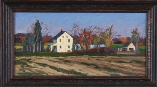 Fall Afternoon Oil Painting by John Kane