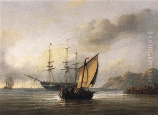 Marine Oil Painting by Christian Cornelis Kannemans