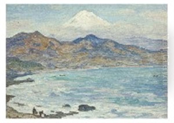 Mt.fuji Oil Painting by Takeshiro Kanokogi