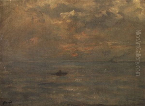 Morgenstimmung Am Bodensee Oil Painting by Albert Kappis