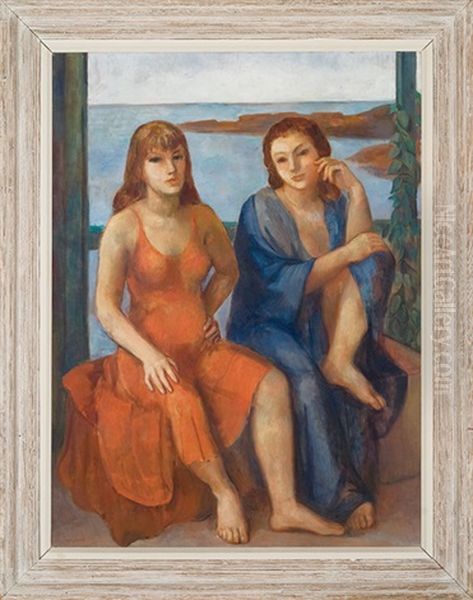 Two Women, Ogunquit by Bernard Karfiol