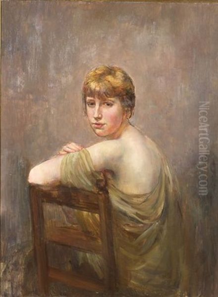 Portrait Of A Young Woman by Bernard Karfiol